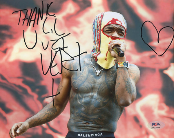 Lil Uzi Vert Signed Autographed 8x10 Photo PSA/DNA Authenticated