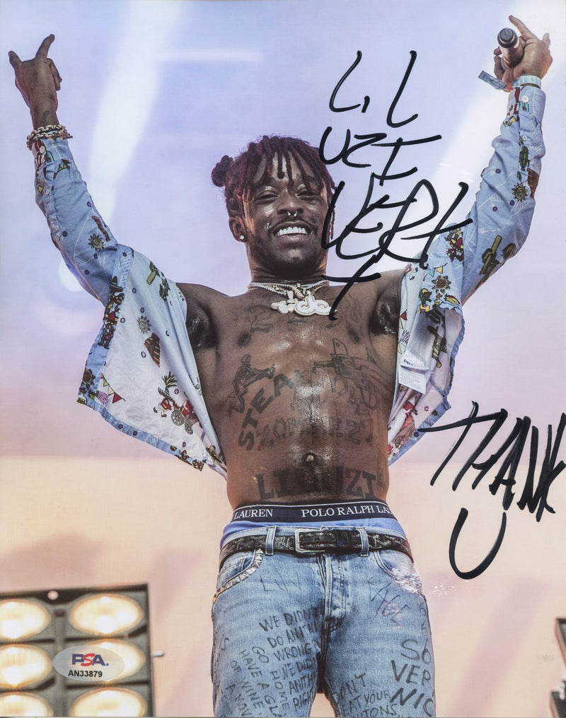 Lil Uzi Vert Signed Autographed 8x10 Photo PSA/DNA Authenticated