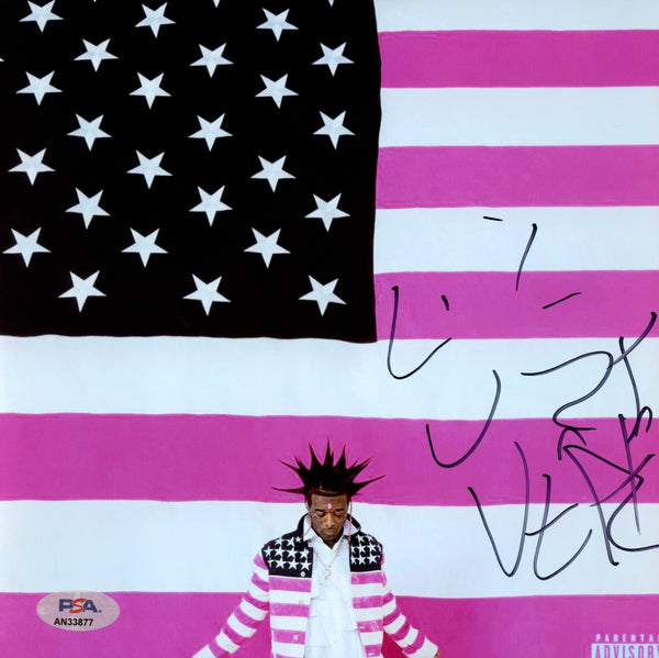 Lil Uzi Vert Signed Autographed 8x8 Photo "Pink Tape" PSA/DNA Authenticated