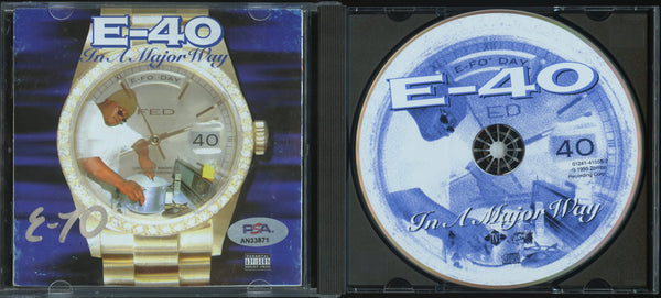 E-40 Signed Autographed CD "In a Major Way" PSA/DNA Authenticated