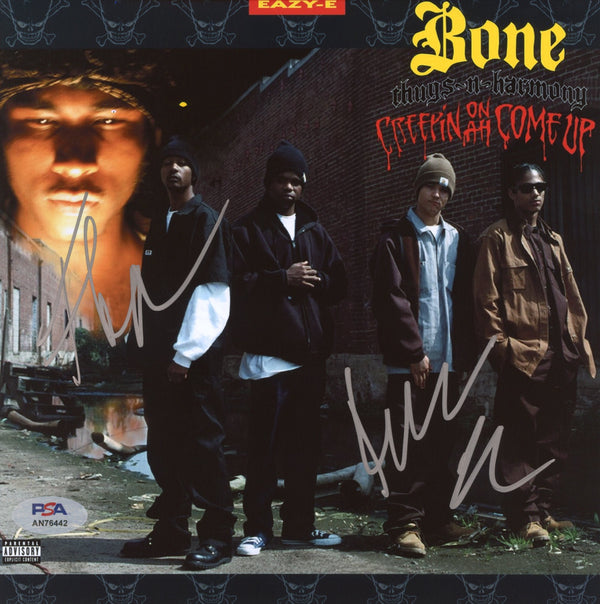 Bone Thugs-N-Harmony Signed Autographed 8x8 Photo "Creepin on ah Come Up" PSA/DNA Authenticated