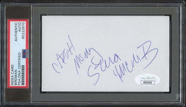 Birdman Signed Autographed 3x5 Index Card PSA/DNA Authenticated