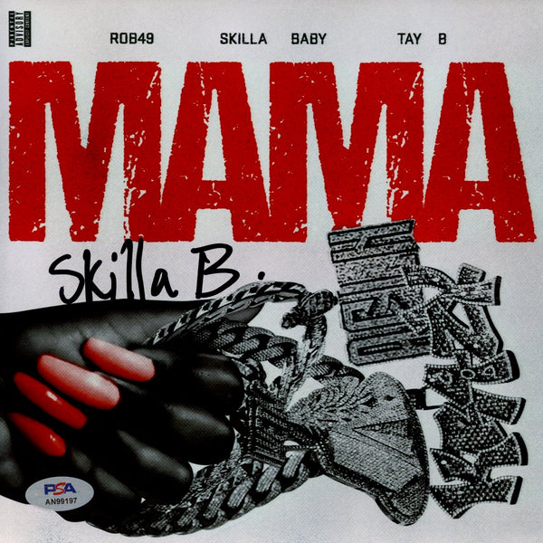 Skilla Baby Signed Autographed 8x8 Photo "Mama" PSA/DNA Authenticated