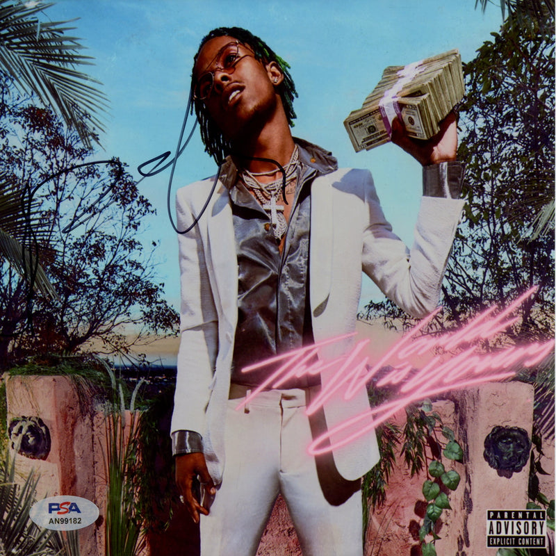 Rich The Kid Signed Autographed 8x8 Photo “The World Is Yours” PSA/DNA Authenticated