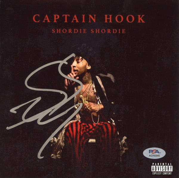 Shordie Shordie Signed Autographed 8x8 Photo "Captain Hook" PSA/DNA Authenticated