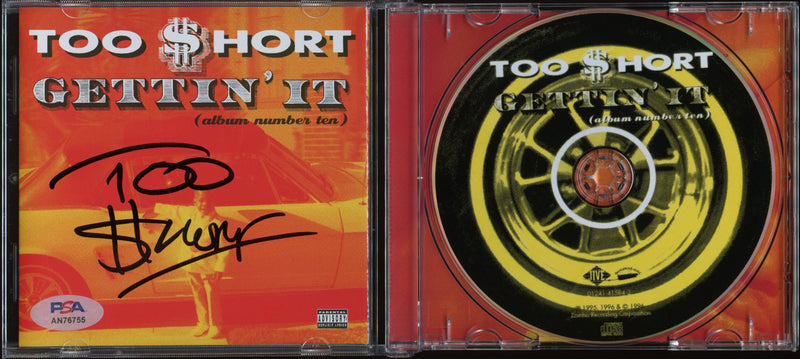 Too Short Signed Autographed CD “Gettin’ It” PSA/DNA Authenticated