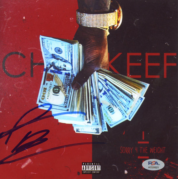 Chief Keef Signed Autographed 8x8 Photo "Sorry 4 the Weight" PSA/DNA Authenticated