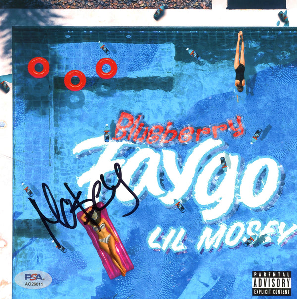 Lil Mosey Signed Autographed 8x8 Photo “Blueberry Faygo” PSA/DNA Authenticated