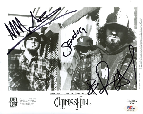 Cypress Hill Signed Autographed 8x10 Press Photo PSA/DNA Authenticated