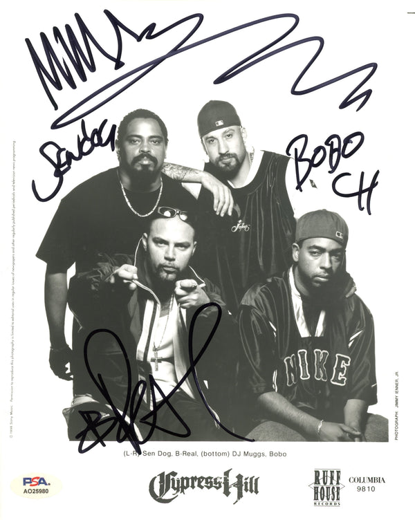 Cypress Hill Signed Autographed 8x10 Press Photo PSA/DNA Authenticated