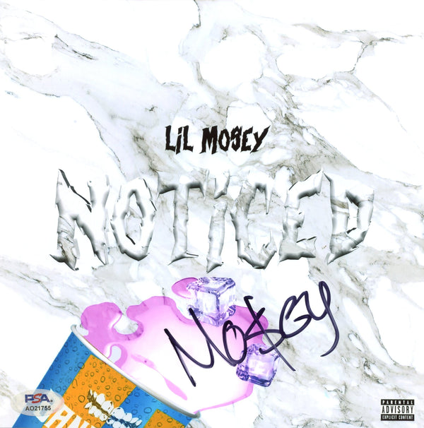 Lil Mosey Signed Autographed 8x8 Photo "Noticed" PSA/DNA Authenticated