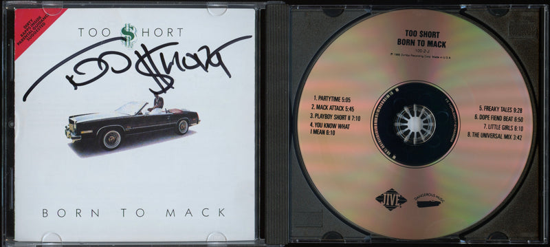 Too Short Signed Autographed CD “Born to Mack” PSA/DNA Authenticated