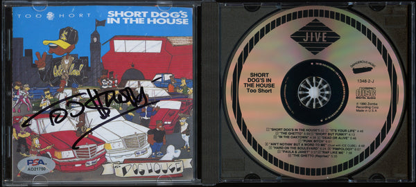 Too Short Signed Autographed CD “Short Dog's in the House” PSA/DNA Authenticated