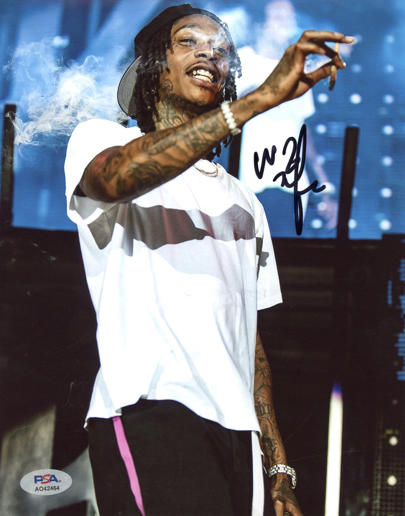 Wiz Khalifa Signed Autographed 8x10 Photo PSA/DNA Authenticated