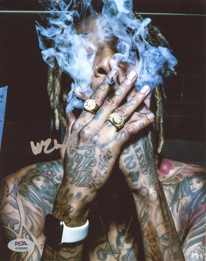 Wiz Khalifa Signed Autographed 8x10 Photo PSA/DNA Authenticated