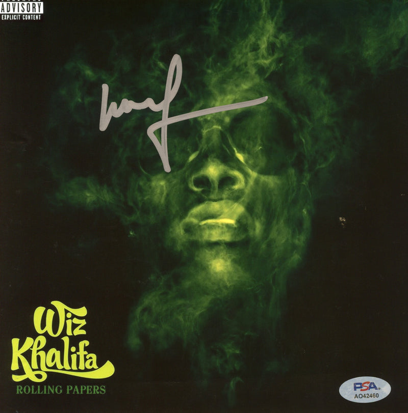 Wiz Khalifa Signed Autographed 8x8 Photo “Rolling Papers” PSA/DNA Authenticated