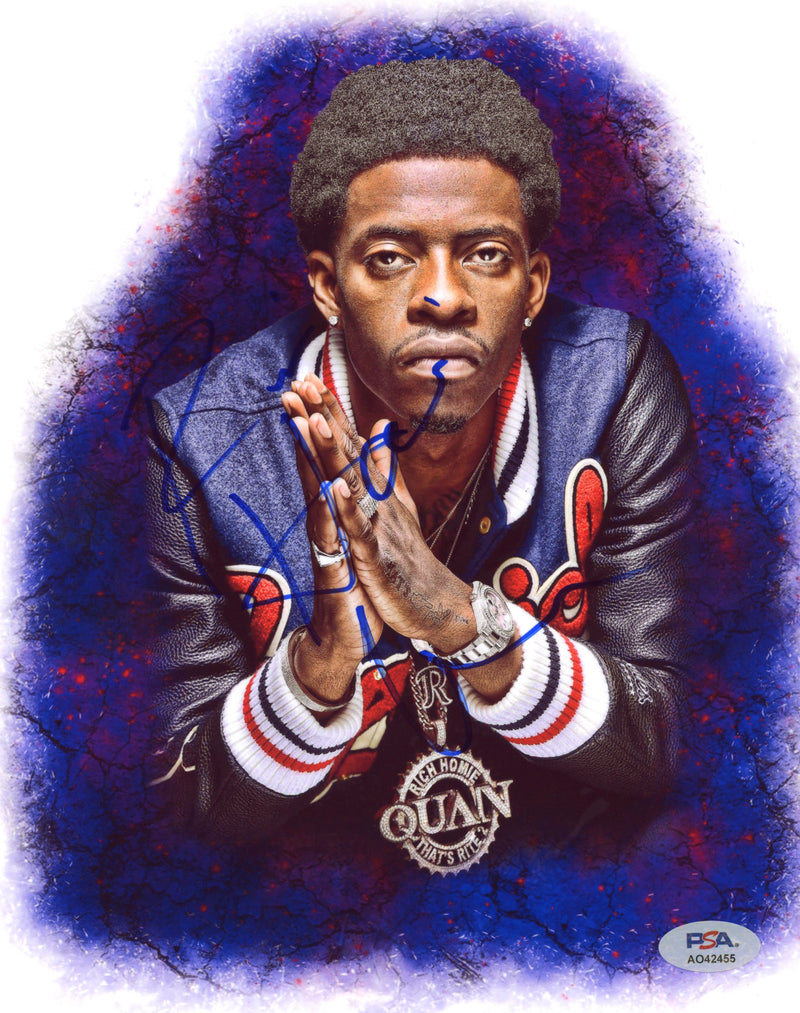 Rich Homie Quan Signed Autographed 8x10 Photo PSA/DNA Authenticated