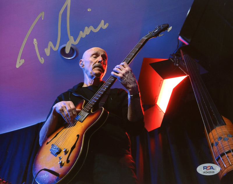 Tony Levin Signed Autographed 8x10 PSA/DNA Authenticated