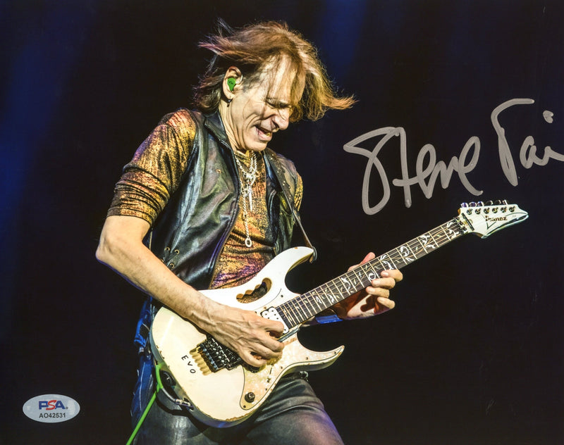 Steve Vai Signed Autographed 8x10 Photo PSA/DNA Authenticated