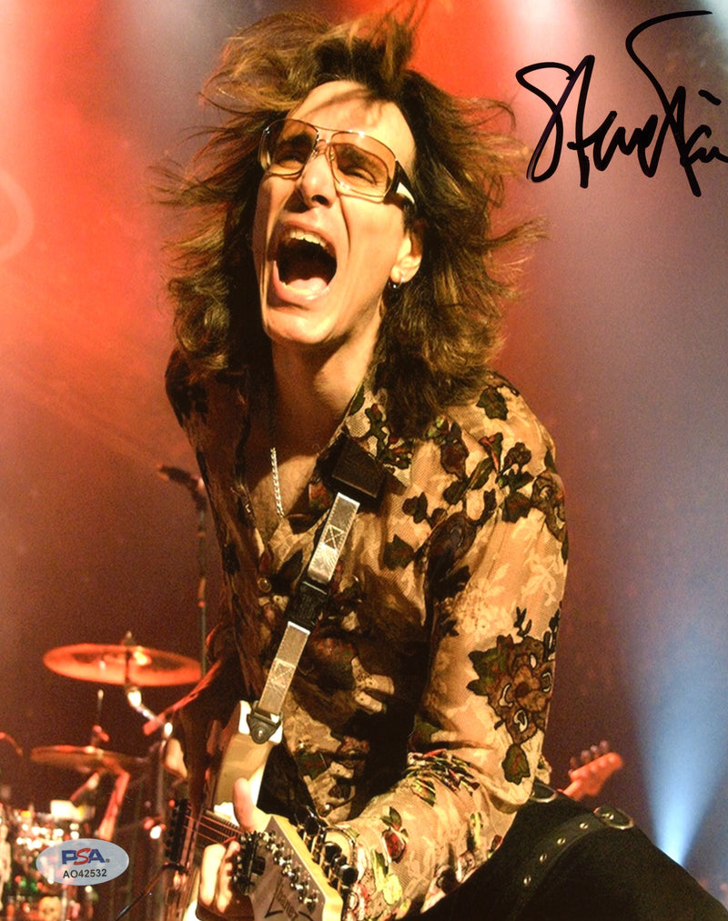 Steve Vai Signed Autographed 8x10 Photo PSA/DNA Authenticated