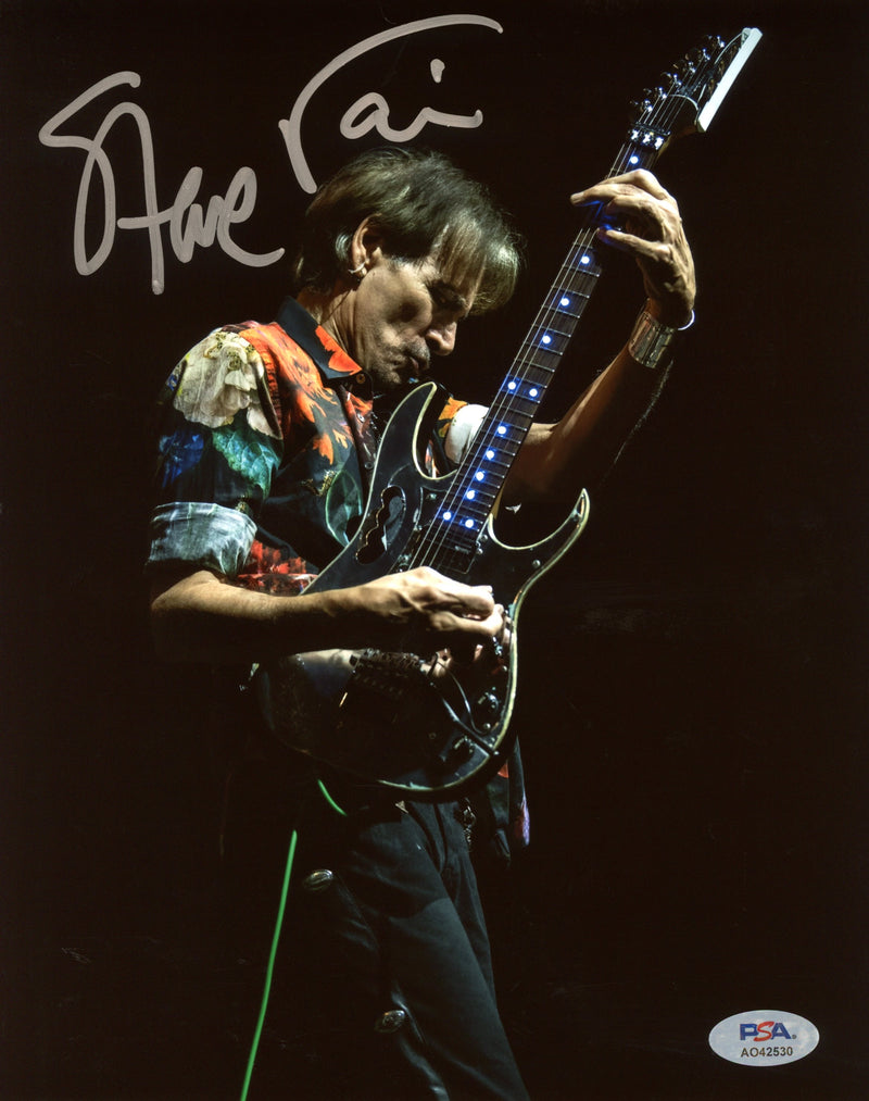 Steve Vai Signed Autographed 8x10 Photo PSA/DNA Authenticated