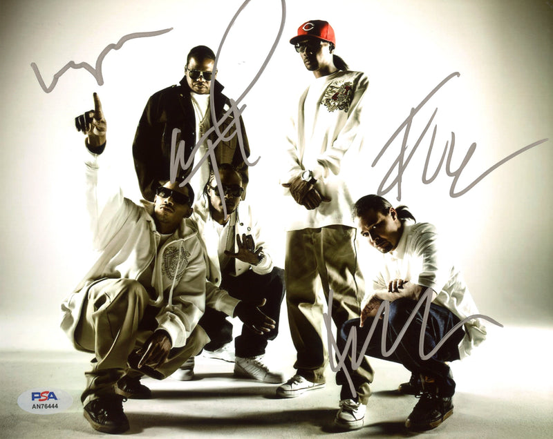 Bone Thugs-N-Harmony Signed Autographed 8x10 Photo PSA/DNA Authenticated