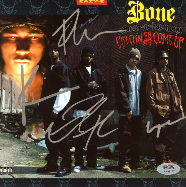 Bone Thugs-N-Harmony Signed Autographed 8x8 Photo "Creepin on ah Come Up" PSA/DNA Authenticated