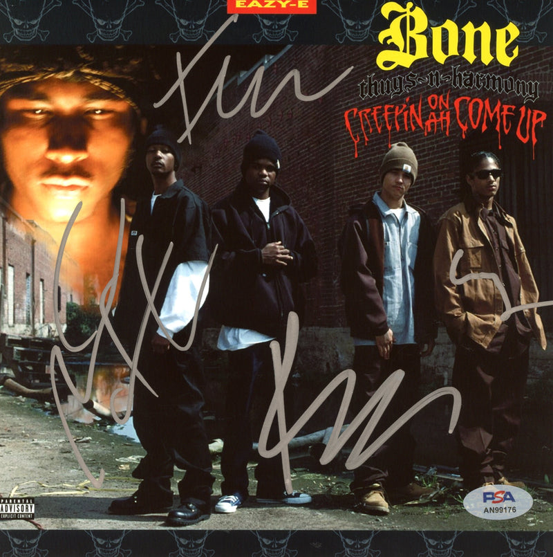 Bone Thugs-N-Harmony Signed Autographed 8x8 Photo "Creepin on ah Come Up" PSA/DNA Authenticated