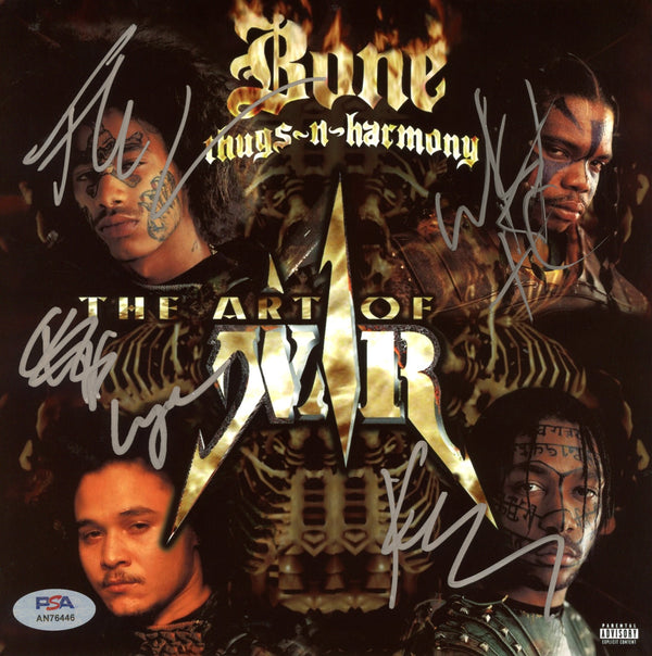 Bone Thugs-N-Harmony Signed Autographed 8x8 Photo "The Art of War" PSA/DNA Authenticated