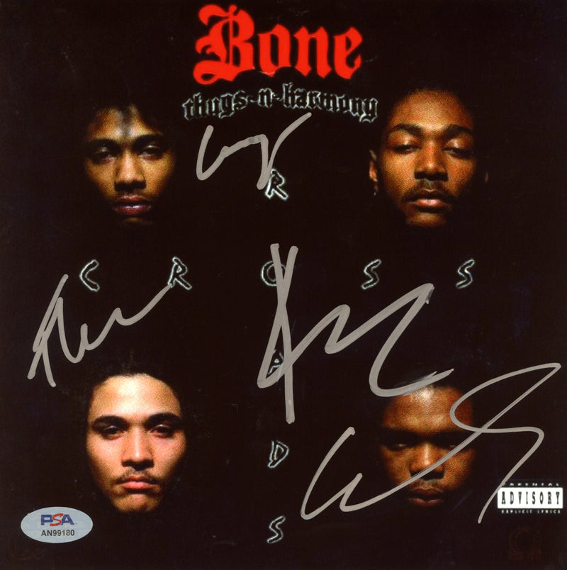 Bone Thugs-N-Harmony Signed Autographed 8x8 Photo "Tha Crossroads" PSA/DNA Authenticated