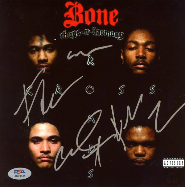 Bone Thugs-N-Harmony Signed Autographed 8x8 Photo "Tha Crossroads" PSA/DNA Authenticated