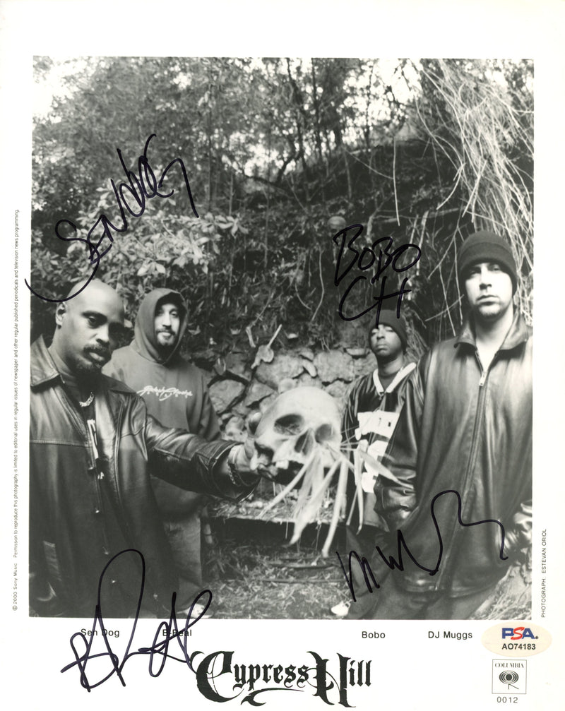 Cypress Hill Signed Autographed 8x10 Press Photo PSA/DNA Authenticated