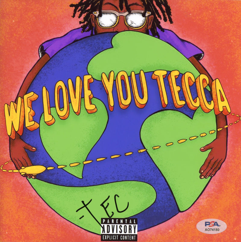 Lil Tecca Signed Autographed 8x8 Photo “We Love You Tecca” PSA/DNA Authenticated