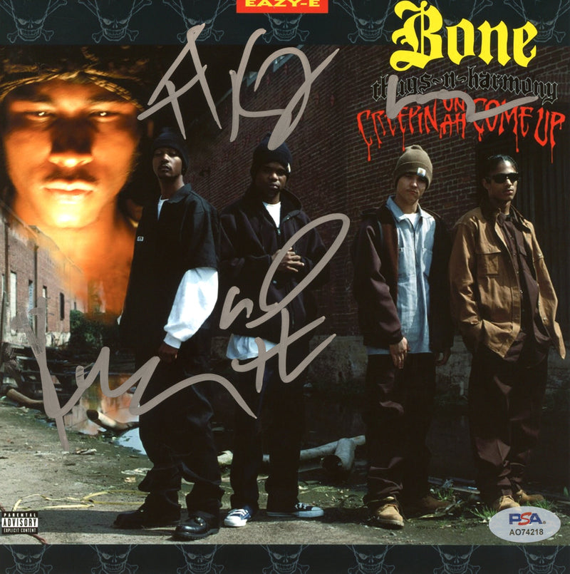 Bone Thugs-N-Harmony Signed Autographed 8x8 Photo "Creepin on ah Come Up" PSA/DNA Authenticated