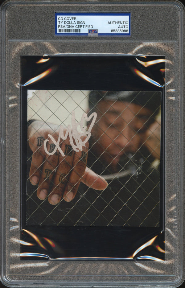 Ty Dolla $ign Signed Autographed CD Cover "Free TC" PSA/DNA Authenticated