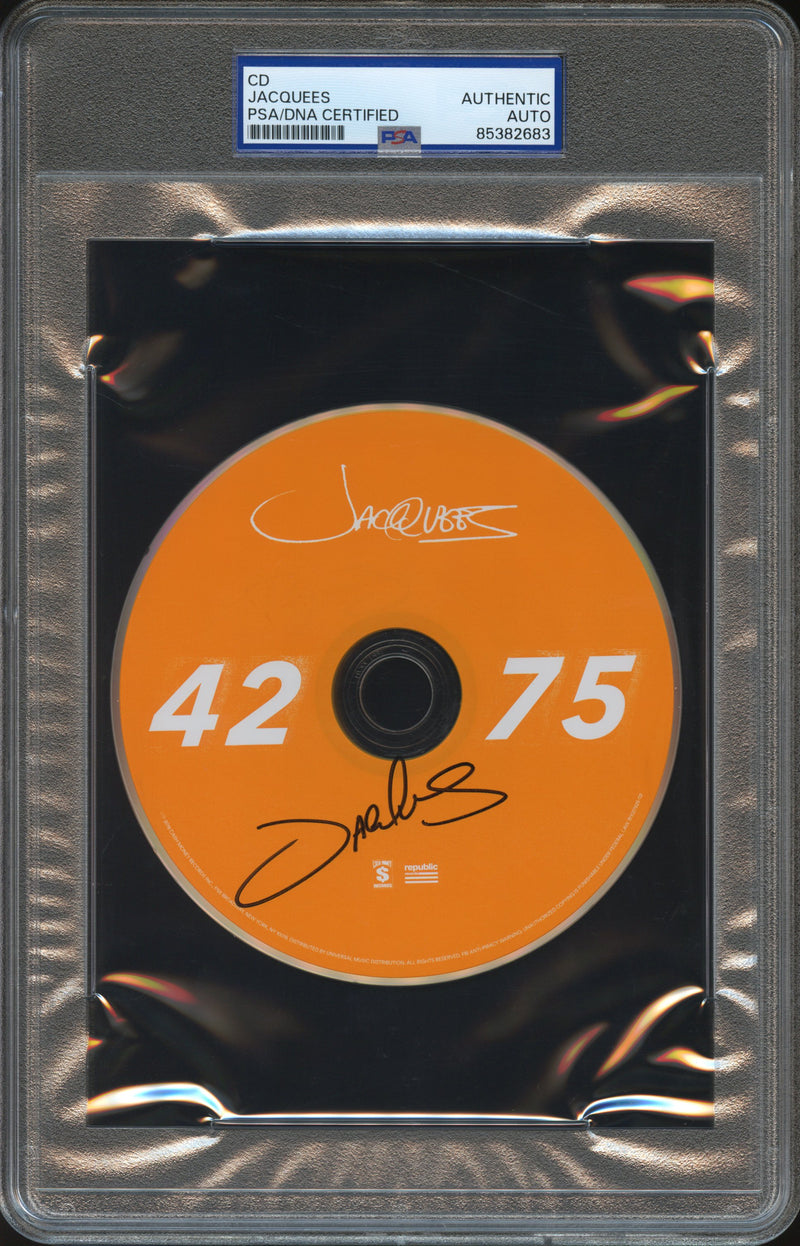 Jacquees Signed Autographed CD "4275" PSA/DNA Authenticated