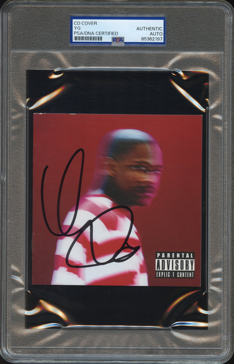 YG Signed Autographed CD Cover "Still Brazy" PSA/DNA Authenticated