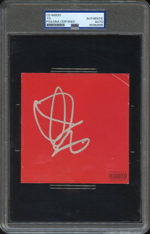 YG Signed Autographed CD Cover "Red Friday" PSA/DNA Authenticated