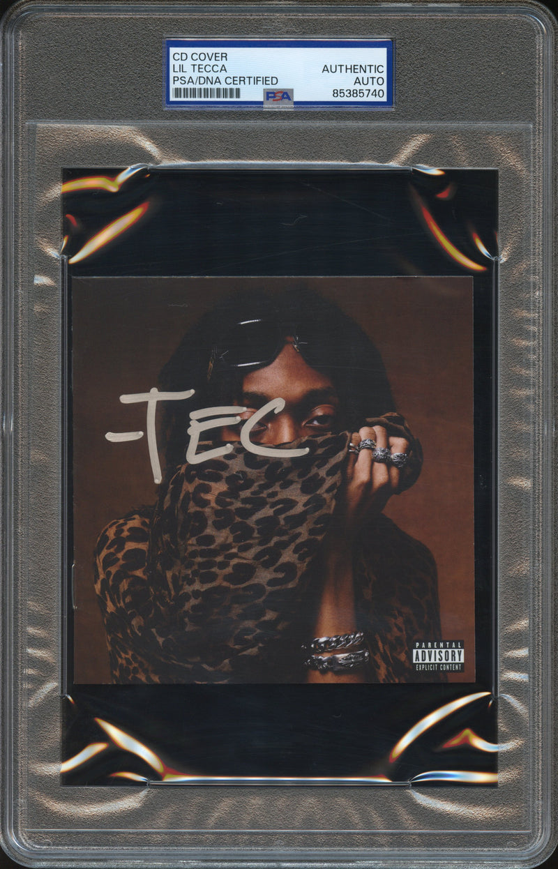 Lil Tecca Signed Autographed CD Cover “Plan A” PSA/DNA Authenticated