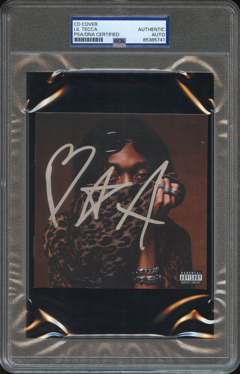 Lil Tecca Signed Autographed CD Cover “Plan A” PSA/DNA Authenticated