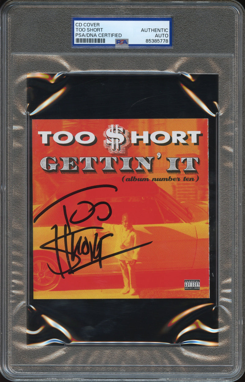 Too Short Signed Autographed CD Cover “Gettin' It” PSA/DNA Authenticated