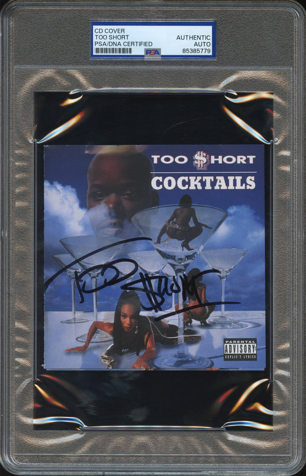 Too Short Signed Autographed CD Cover “Cocktails” PSA/DNA Authenticated