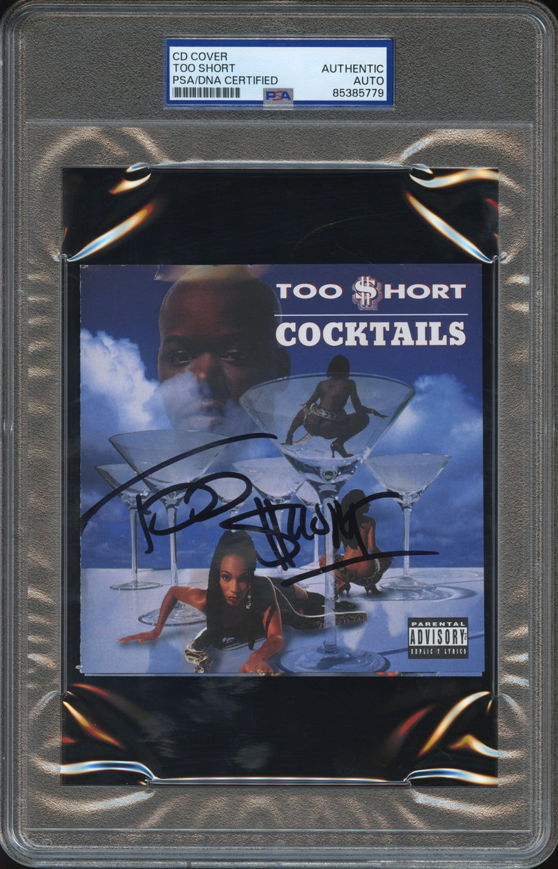 Too Short Signed Autographed CD Cover “Cocktails” PSA/DNA Authenticated