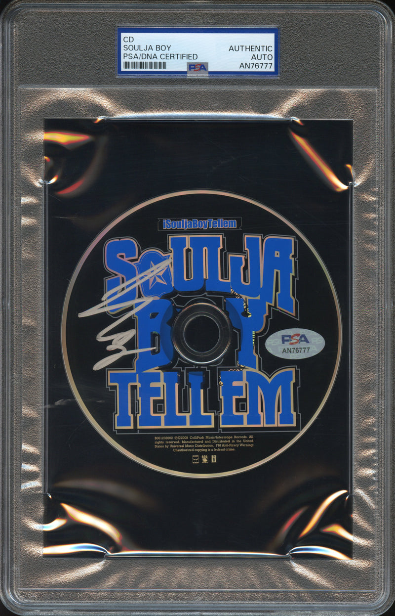 Soulja Boy Signed Autographed CD "iSouljaBoyTellem" PSA/DNA Authenticated