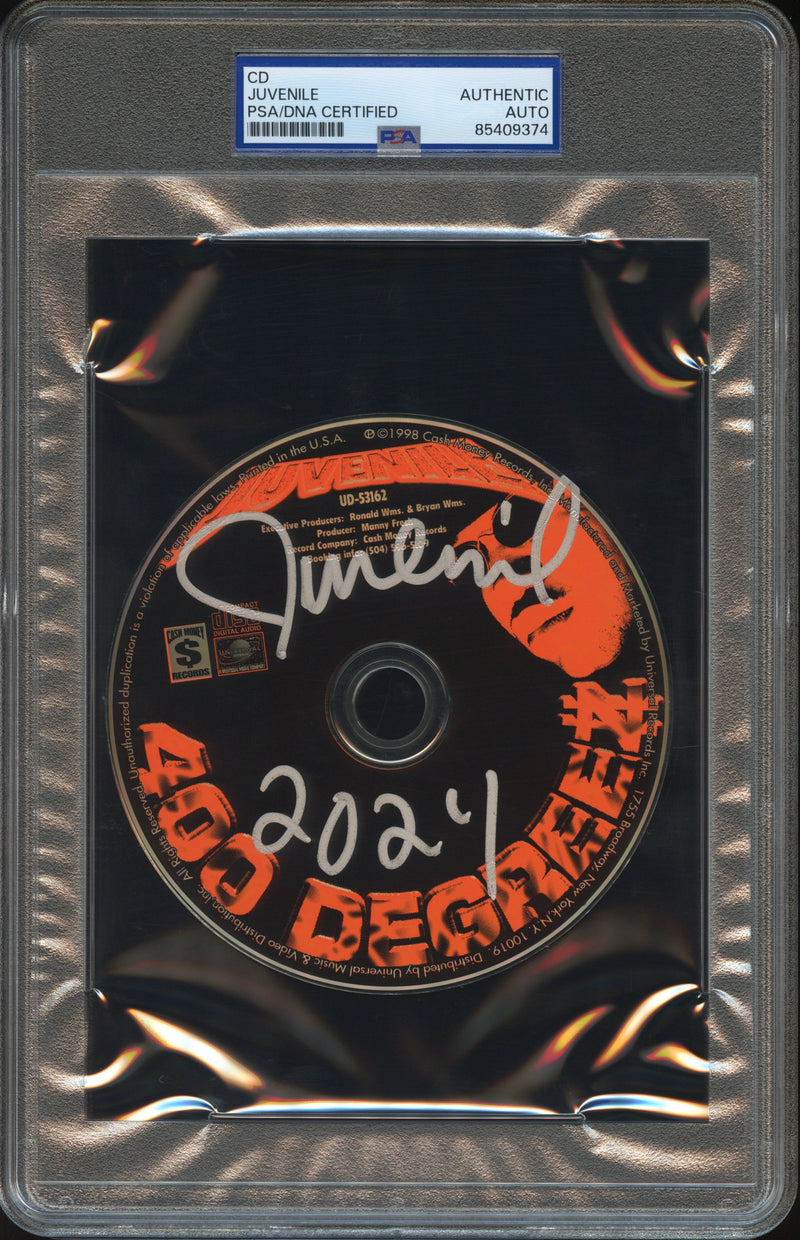 Juvenile Signed Autographed CD "400 Degreez" PSA/DNA Authenticated