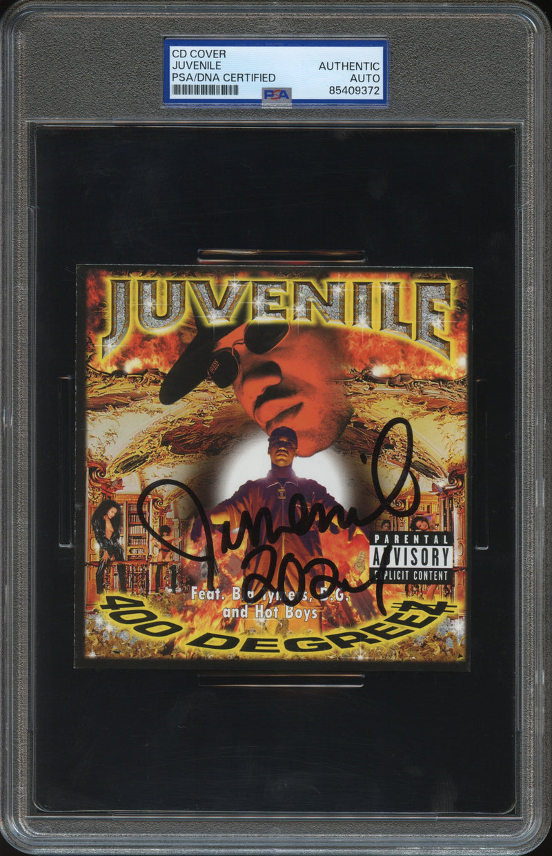 Juvenile Signed Autographed CD Cover "400 Degreez" PSA/DNA Authenticated