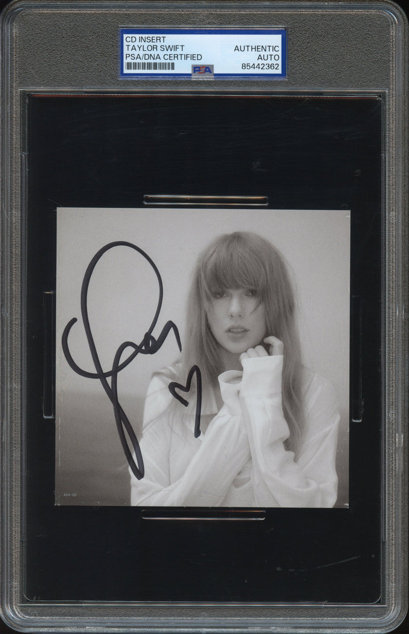 Taylor Swift Signed Autographed CD Cover “The Tortured Poets Department” PSA/DNA Authenticated