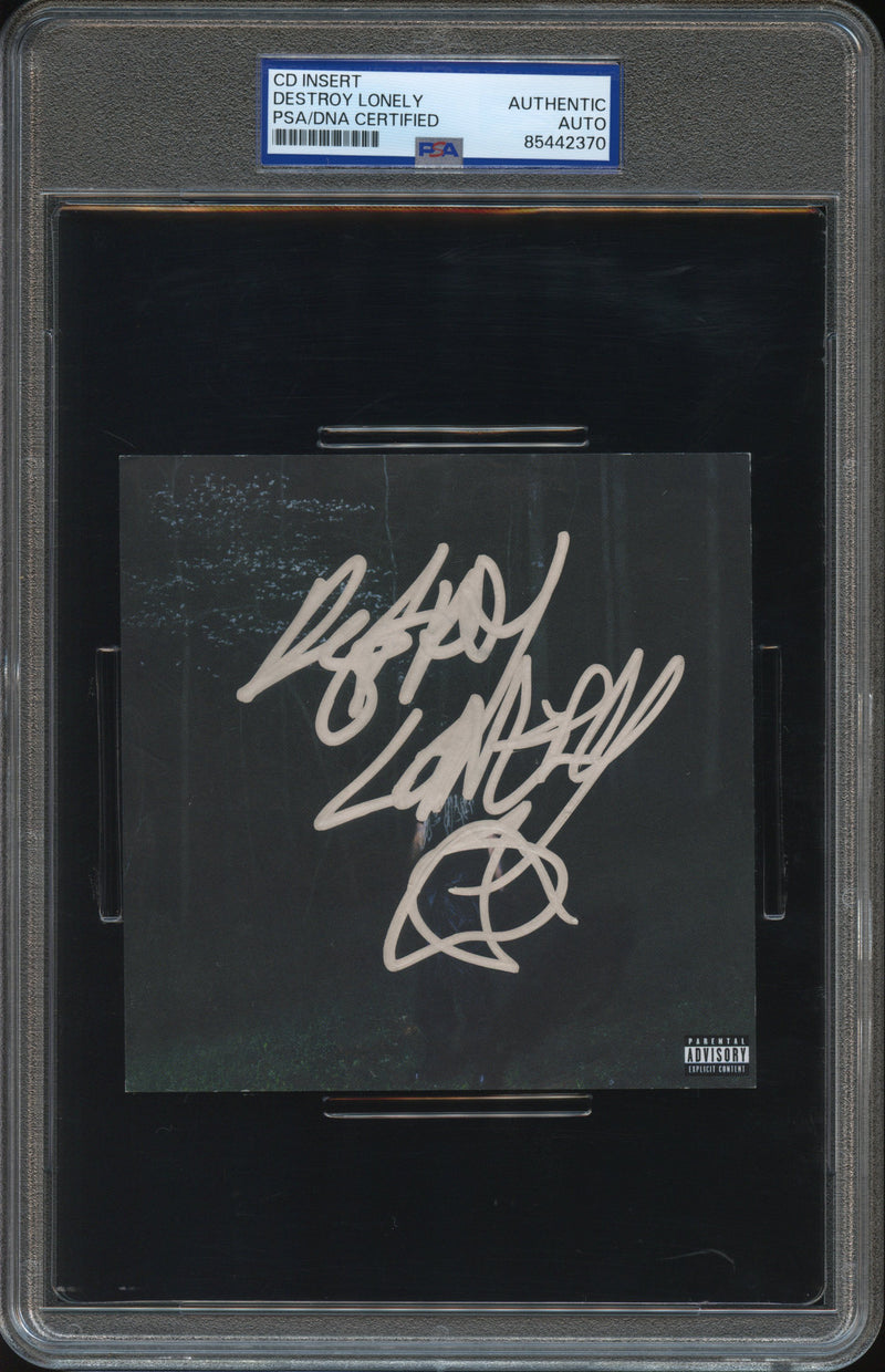 Destroy Lonely Signed Autographed CD Cover "If Looks Could Kill" PSA/DNA Authenticate