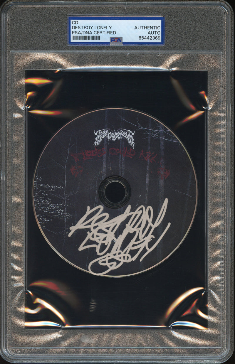 Destroy Lonely Signed Autographed CD "If Looks Could Kill" PSA/DNA Authenticate