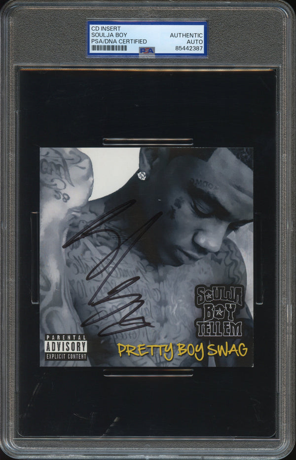 Soulja Boy Signed Autographed CD Cover "Pretty Boy Swag" PSA/DNA Authenticated